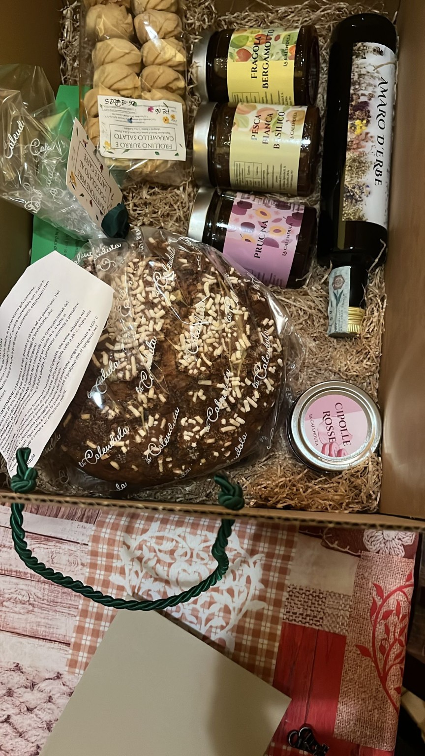 Cesto regalo con i nostri prodotti